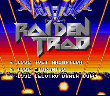 Raiden Trad (USA) screen shot title